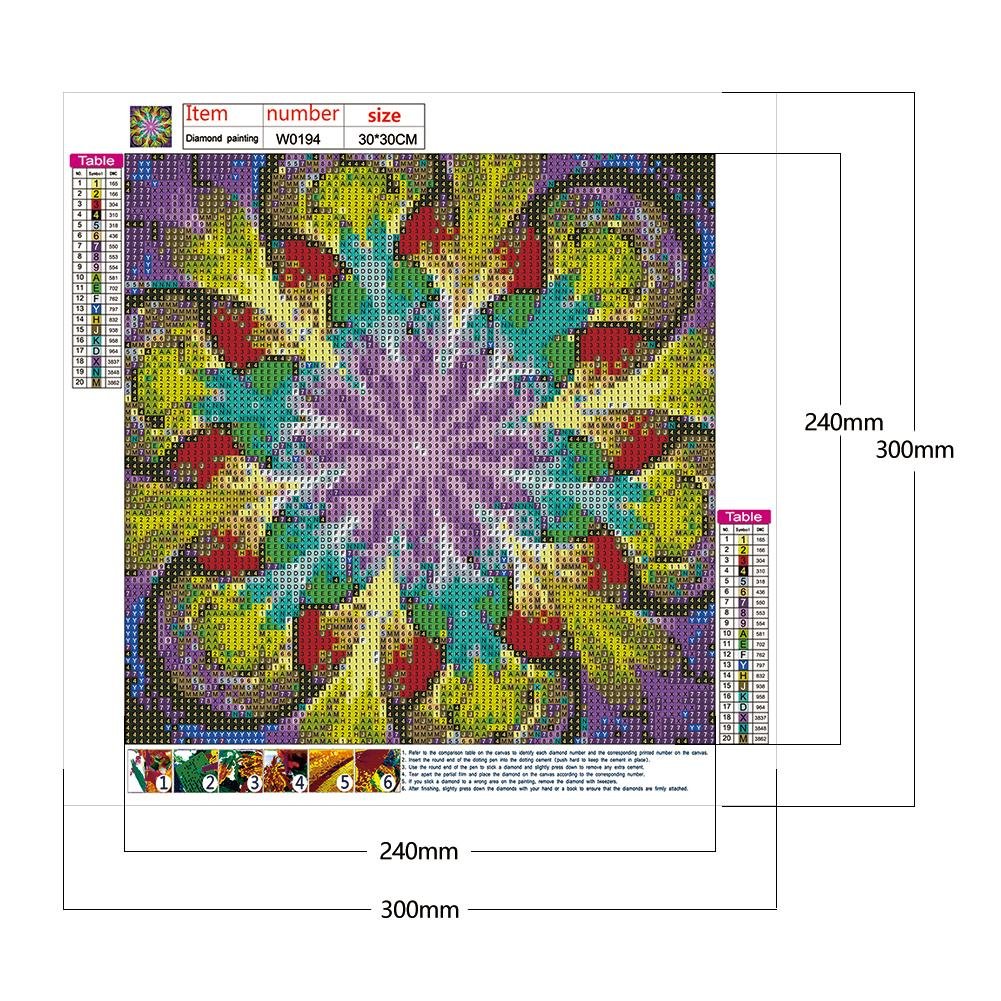 Diamond Painting - Full Round - Fantasy Flower B