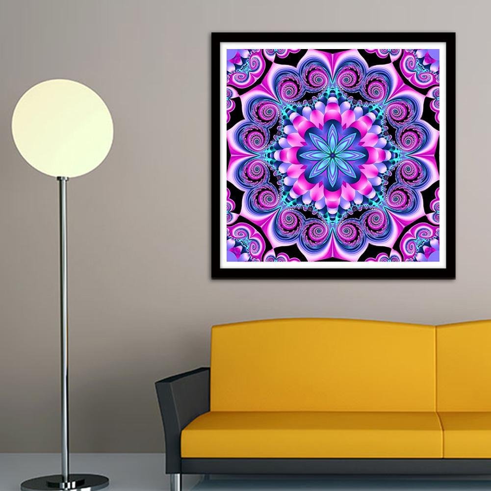 Diamond Painting - Full Round - Mandala Geometric Flower