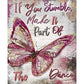 Butterfly Round Diamond Beads Art Painting