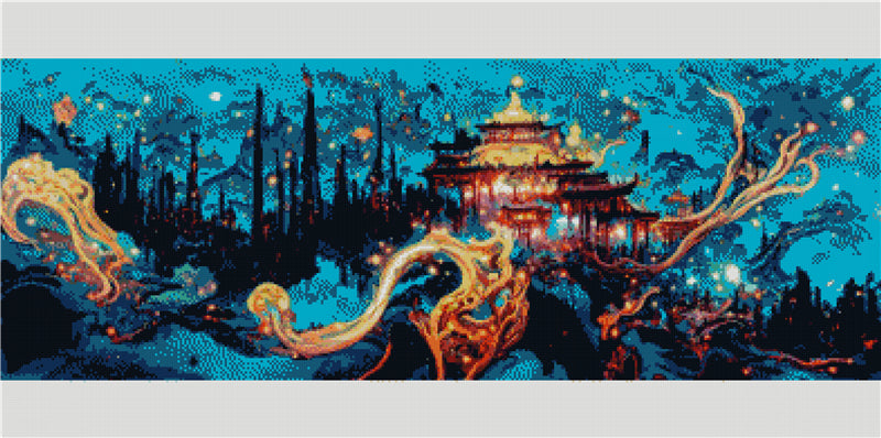 Full Round/Square Diamond Painting Kits | Scenery 40x80cm 50x100cm H