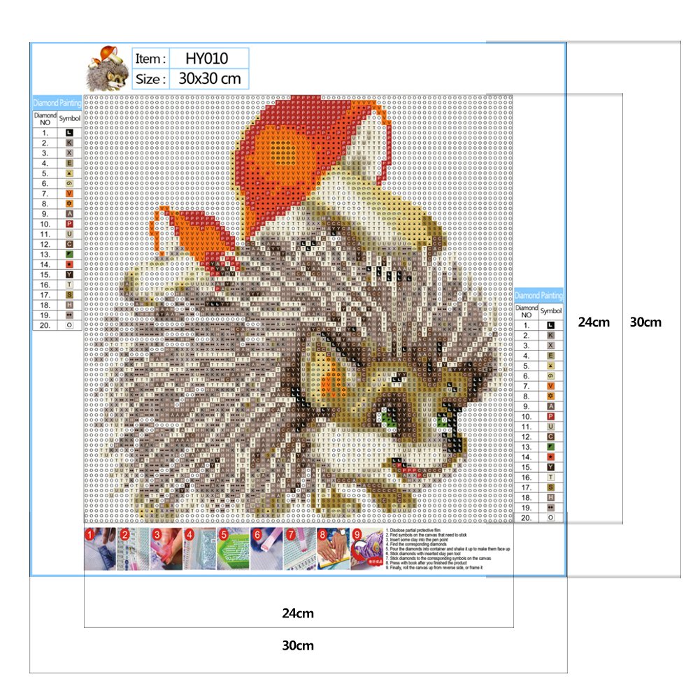 Diamond Painting - Full Round - Hedgehog D