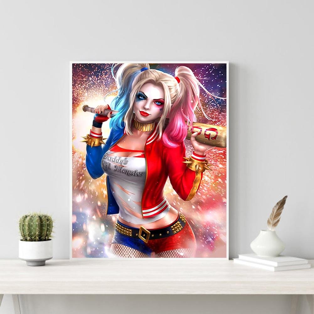 Diamond Painting - Full Round - Harley Quinn B