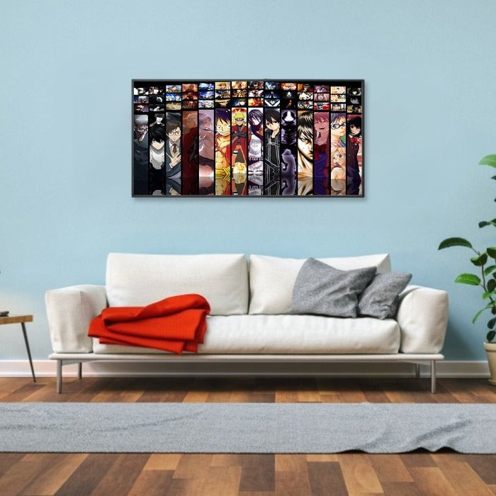 Handpainted on Canvas Picture Drawing Coloring Home Room Decoration