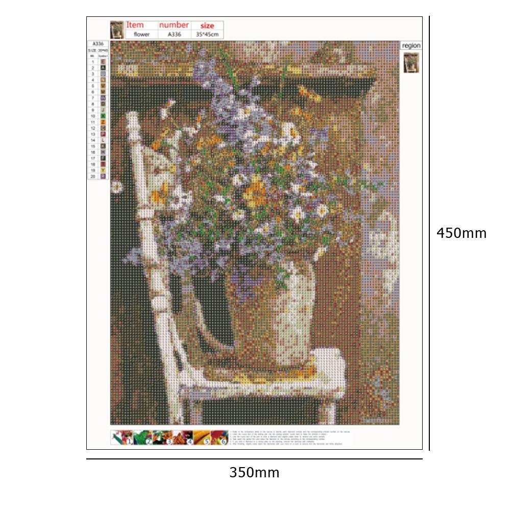 Diamond Painting - Full Round - Flowers (45*35cm)