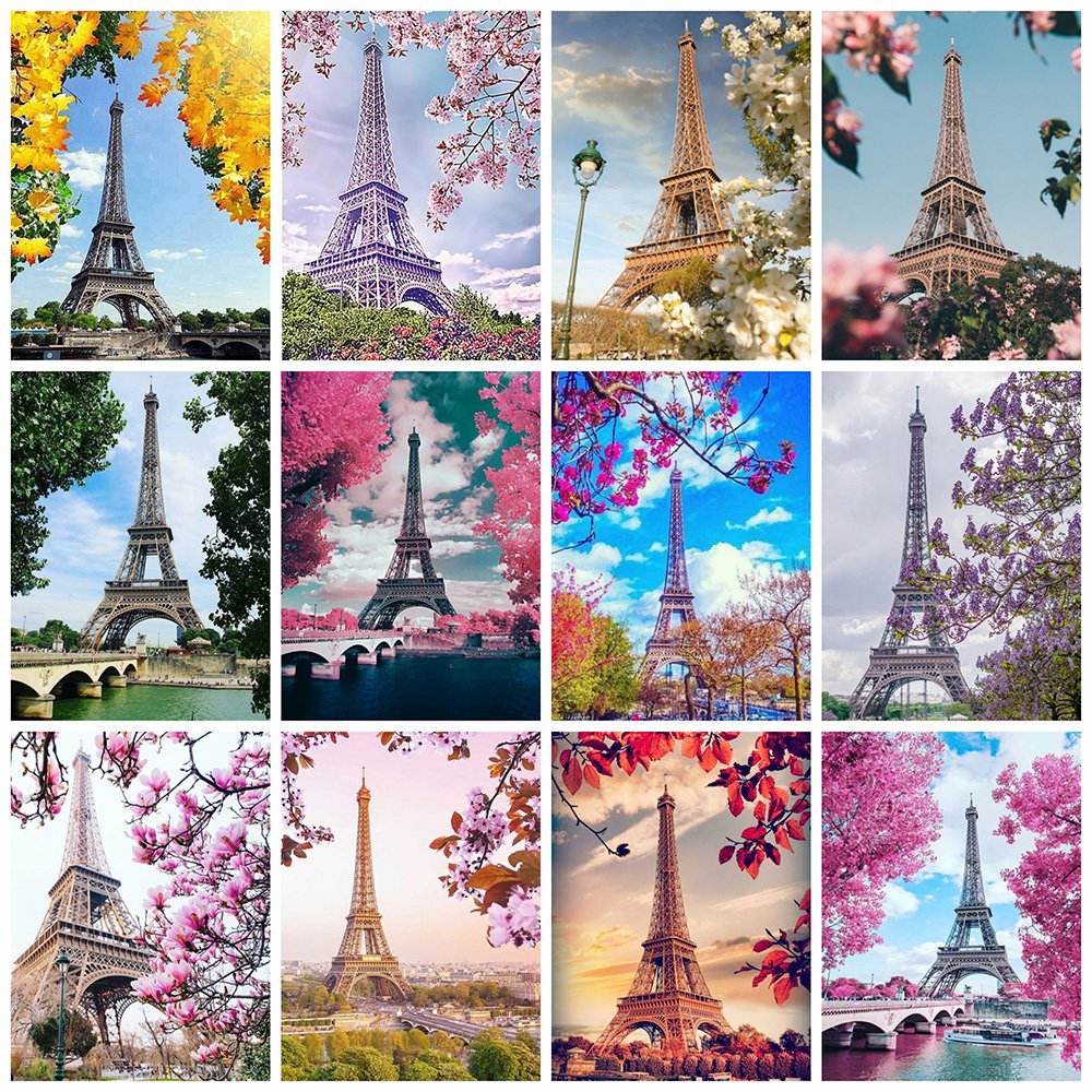 Eiffel Tower Diamond Painting Art