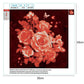 Diamond Painting - Partial Round - Orange Rose