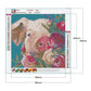Diamond Painting - Full Round -  Flower Pig
