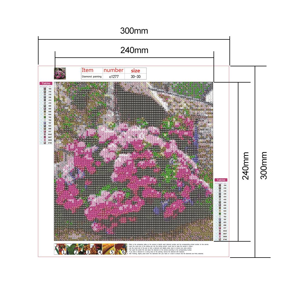 Diamond Painting - Full Round -  Flowers