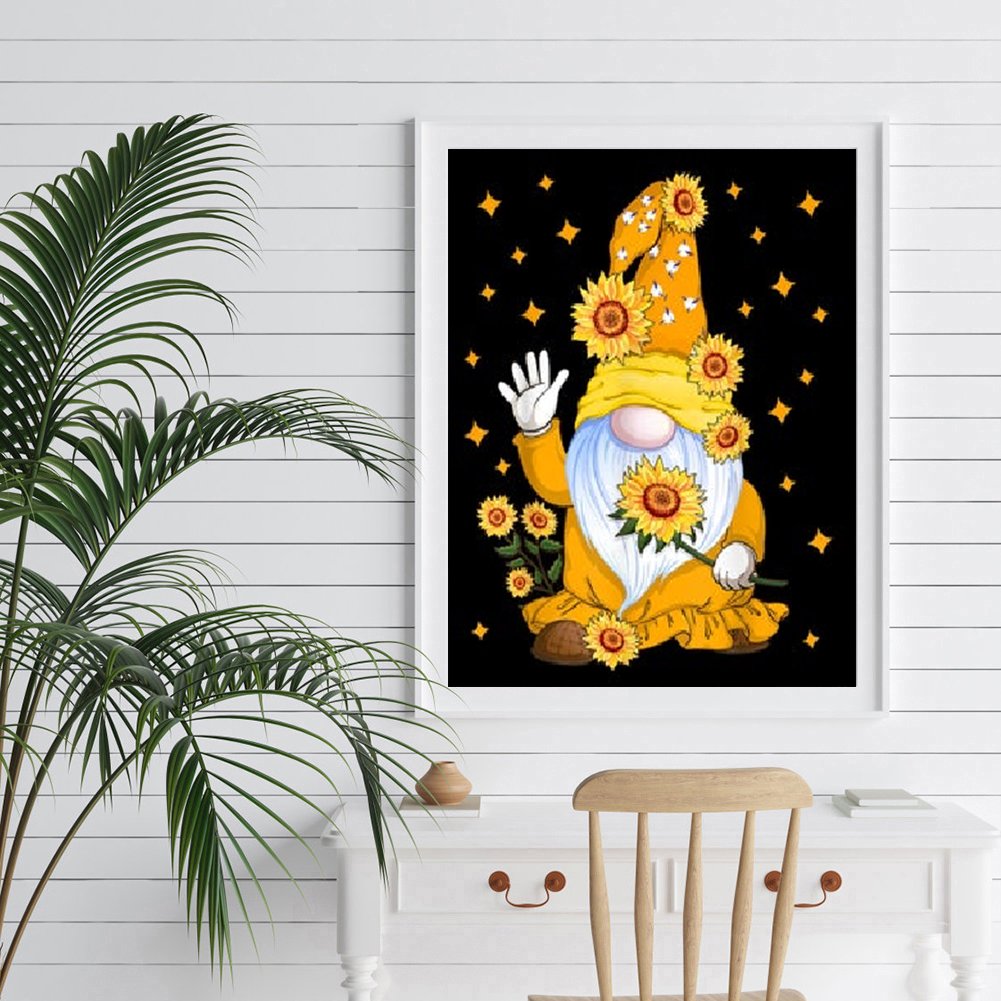 Faceless Gnome 5D Christmas Diamond Painting living room decoration