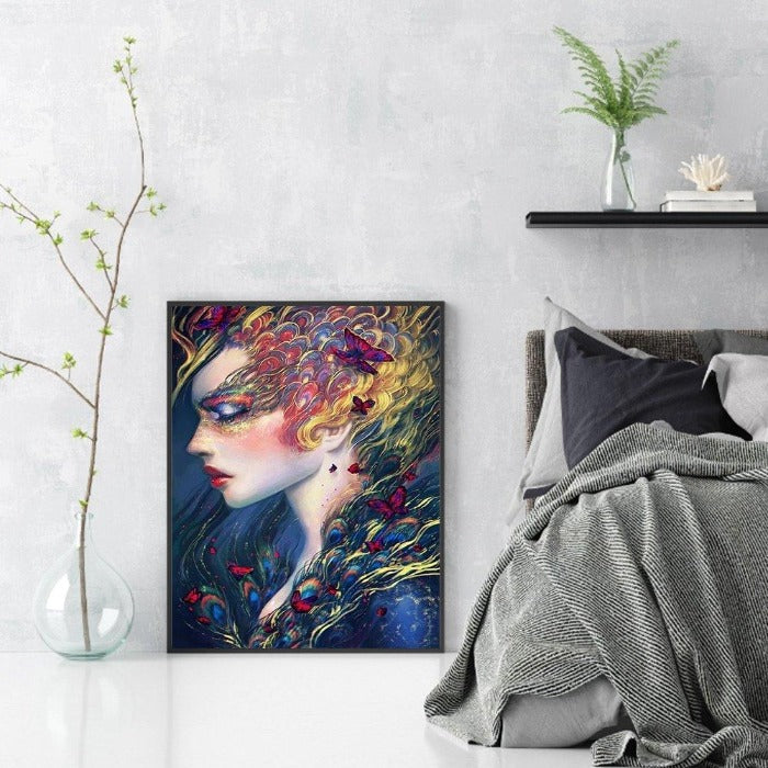 Woman 40x50cm Oil Paint By Numbers Picture DIY Painting