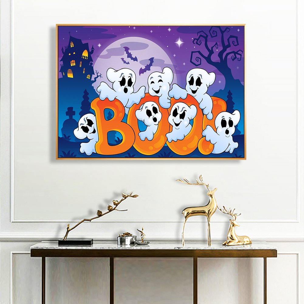 5D DIY Diamond Painting Kit - Full Round - Booo Elf