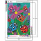 Diamond Painting - Full Round - Flower Ladybug