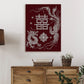 DIY Pearl Painting With Frame - Handmade Self-Adhesive Pearls - Dragon Phoenix (30*40cm)