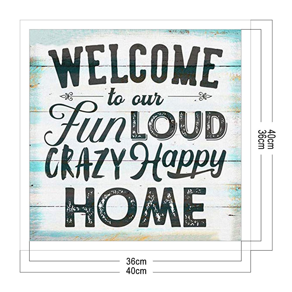 11ct Stamped Cross Stitch - Letter (40*40cm) 2