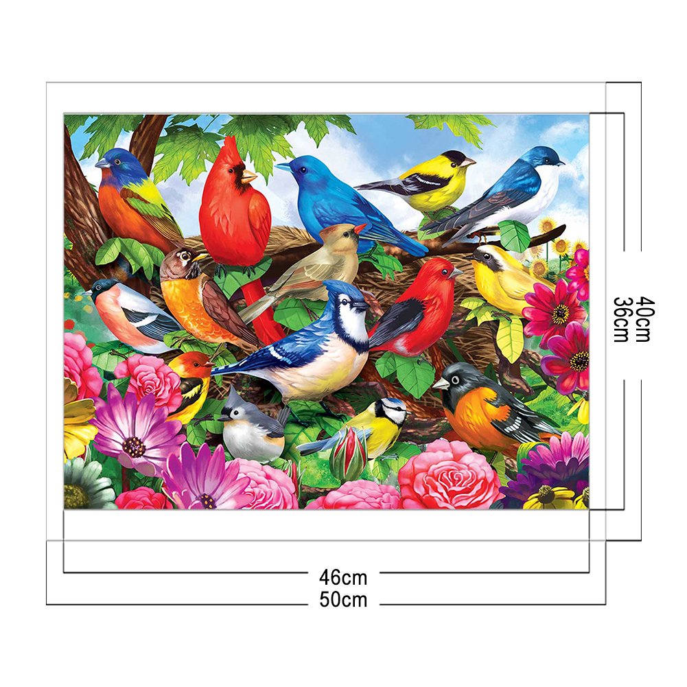 11ct Stamped Cross Stitch - Birds (50*40cm) B