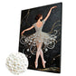 DIY Pearl Painting With Frame - Handmade Self-Adhesive Pearls - Girl (30*40cm) B