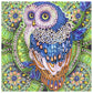 DIY 5D Crystal Rhinestone Diamond Painting Kit Blue Owl