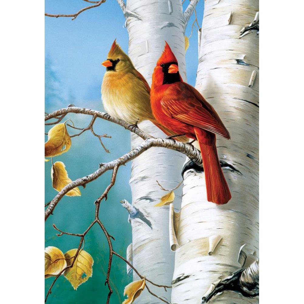 5D Diy Diamond Painting Kit Full Round Beads Birds