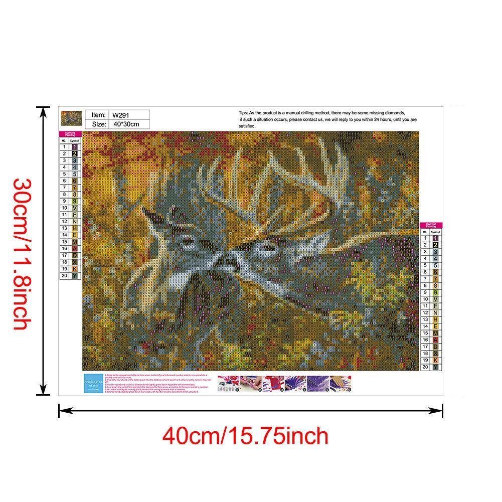 Diamond Painting - Full Round - A Pair of Deer