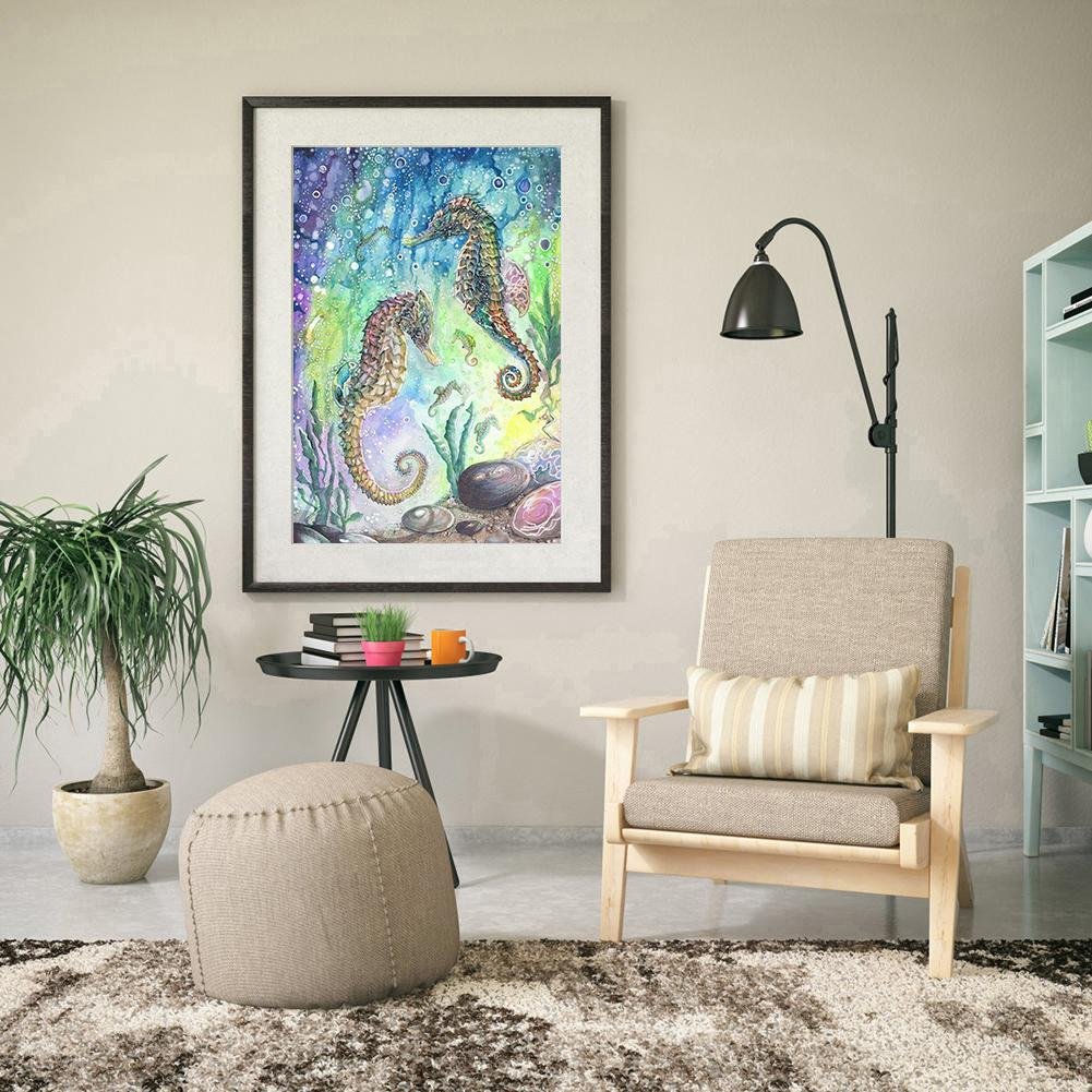 Diamond Painting - Full Round - Sea Horse