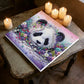 DIY Pearl Painting With Frame - Handmade Self-Adhesive Pearls - Panda (25*25cm)