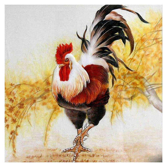 5D Diy Diamond Painting Kit Full Round Beads Chicken