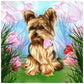 Diamond Painting - Full Round - Flower Dog