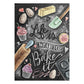 Diamond Painting Partial Round Ice Cream Blackboard