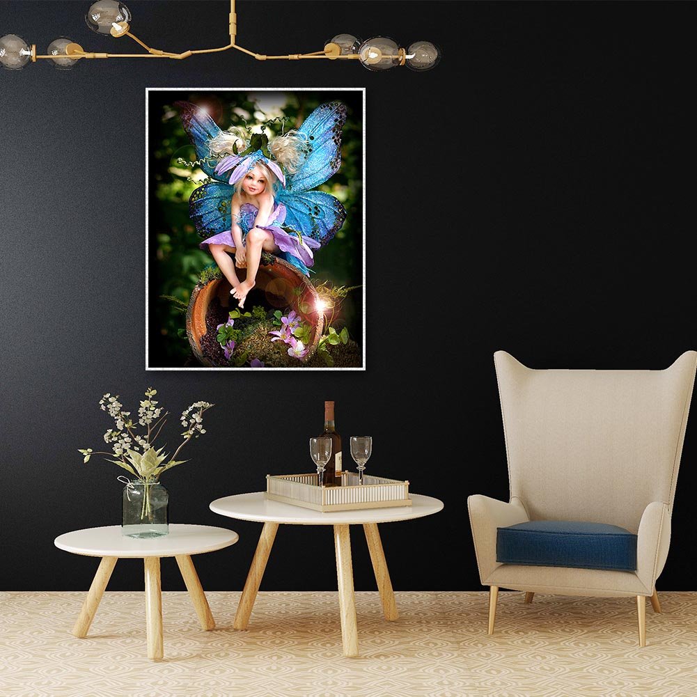Diamond Painting - Full Round - Fairy Girl C