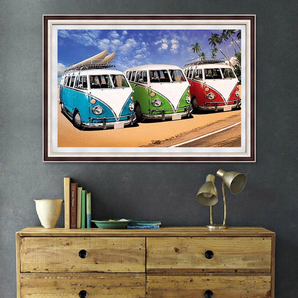 Diamond Painting - Full Round - Bus Station