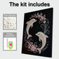 DIY Pearl Painting With Frame - Handmade Self-Adhesive Pearls - Dolphin (30*40cm)
