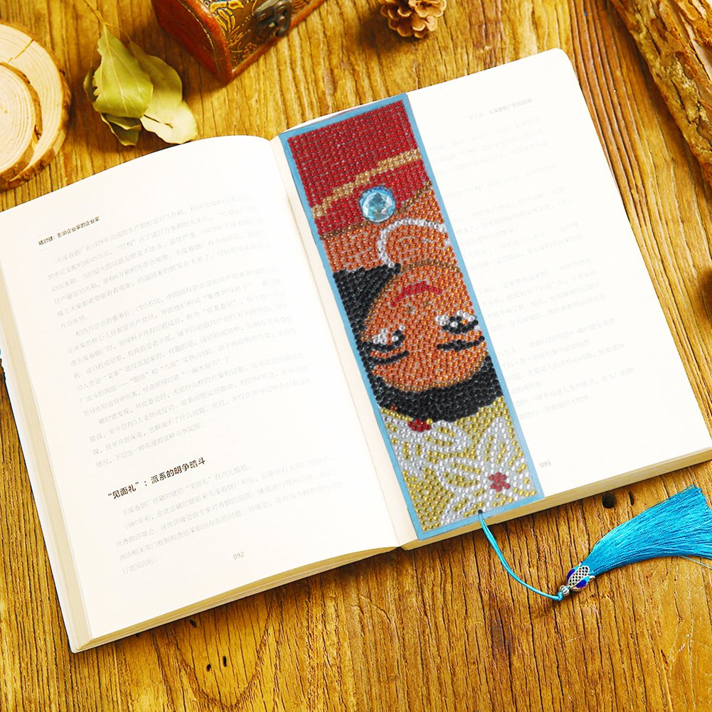 DIY Diamond Painting Bookmark with Tassel Moana