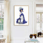 Diamond Painting - Full Round - Purple Dress Lady (30*45cm)