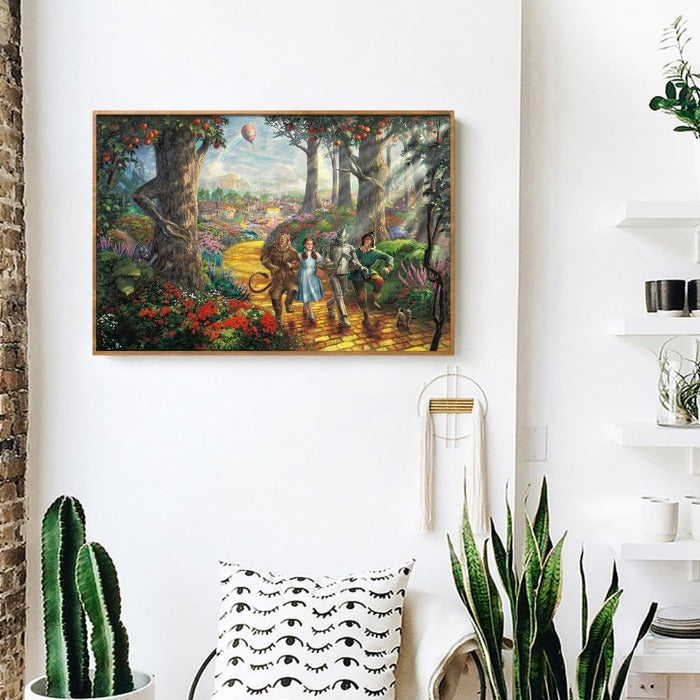 Friends of the Manor Oil Painting Picture By Numbers Canvas Drawing Colorful Paint Wall Art for Living Room