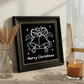 DIY Pearl Painting With Frame - Handmade Self-Adhesive Pearls - Merry Christmas (27*27cm)