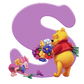Round Beads Diamond Paintings Art Letter S Winnie The Pooh