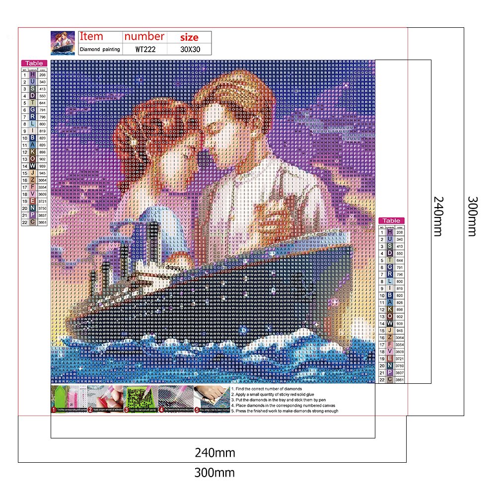 Diamond Painting - Full Round - Titanic A