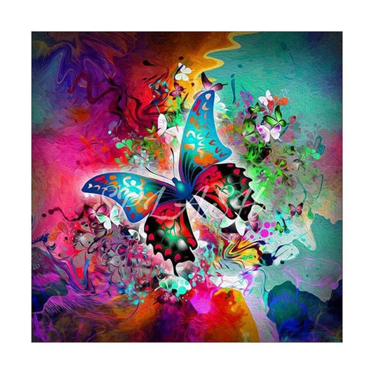 5D Diy Diamond Beads Art Full Square Resin Butterfly