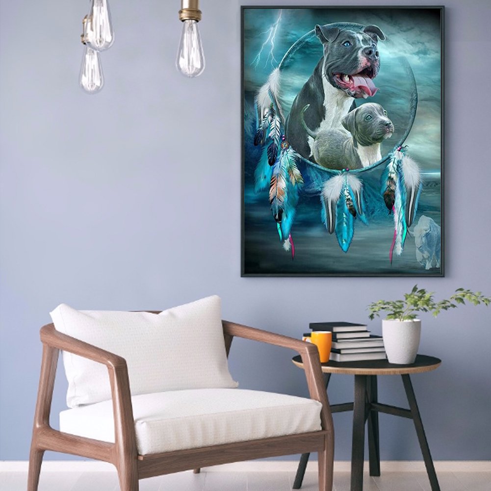 Diamond Painting - Full Round - Dogs G