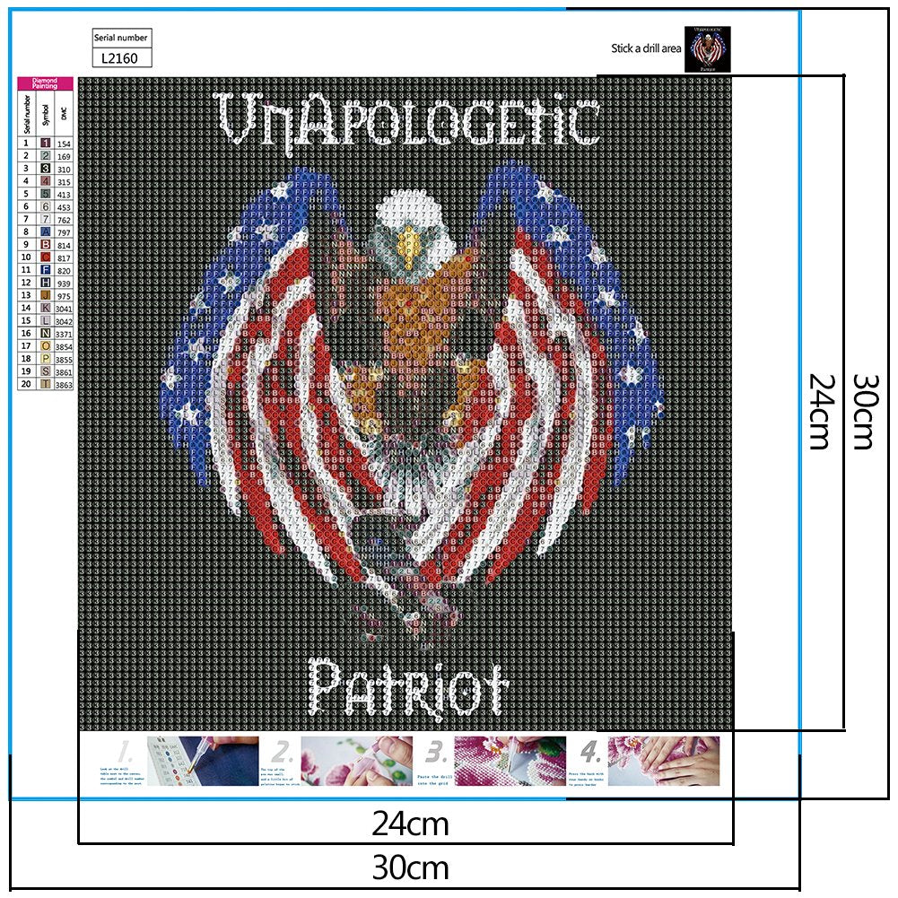 Diamond Painting - Full Round - Eagle C