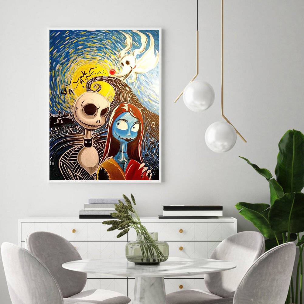 Diamond Painting - Full Round - Jack & Sally B