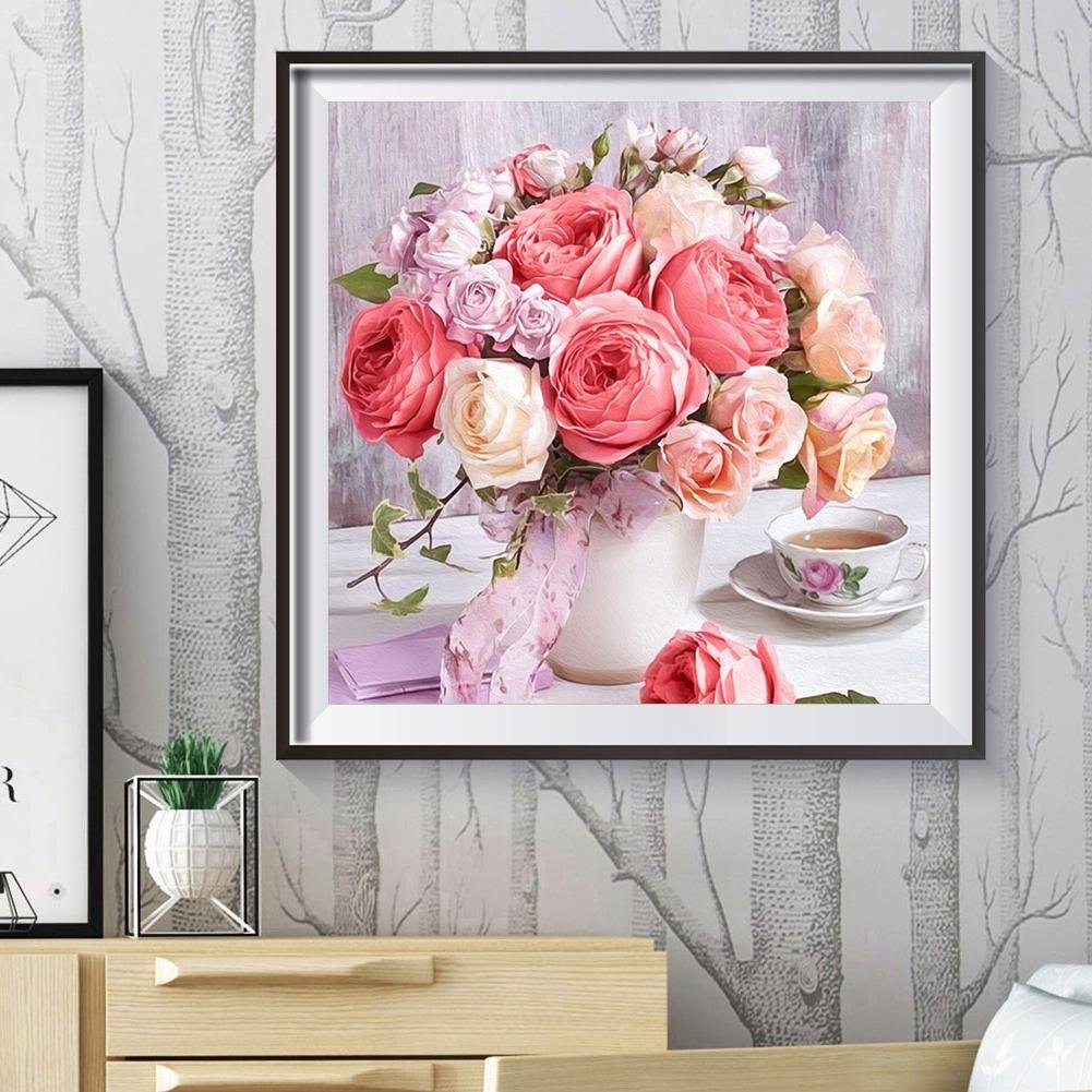 Diamond Painting - Full Round - Flower 4