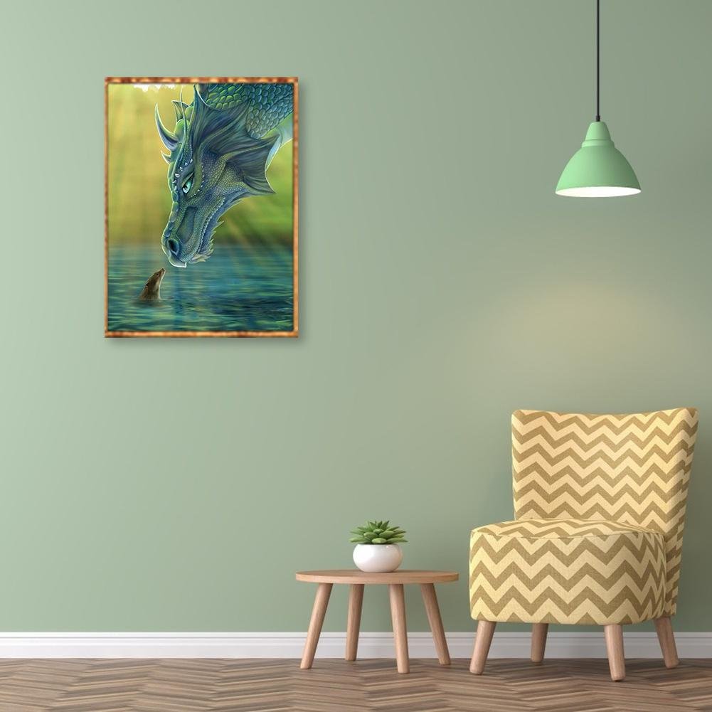 Diamond Painting - Full Round - Dragon's Contempt