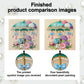 DIY Pearl Painting With Frame - Handmade Self-Adhesive Pearls - Flower Umbrella (25*25cm)
