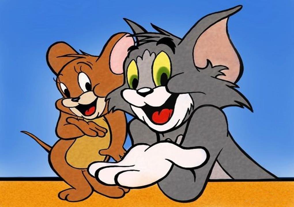 5D Diy Diamond Painting Kit Full Round Beads Tom & Jerry