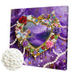 DIY Pearl Painting With Frame - Handmade Self-Adhesive Pearls - Heart (25*25cm)