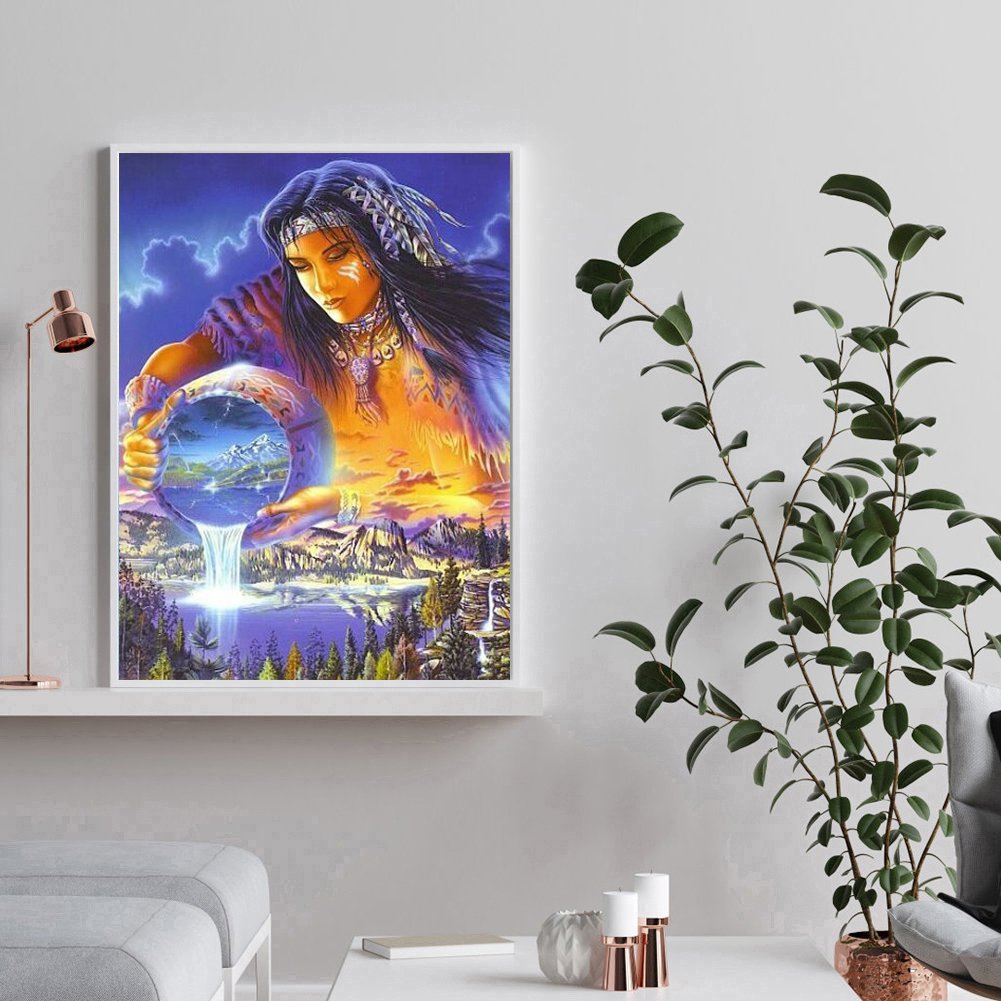 Diamond Painting - Full Round - Goddess