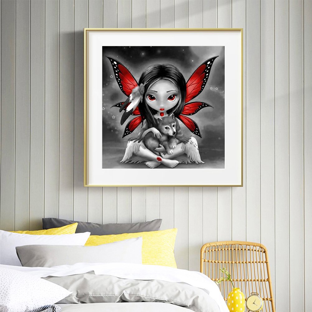 Diamond Painting - Full Round - Gothic Girl B
