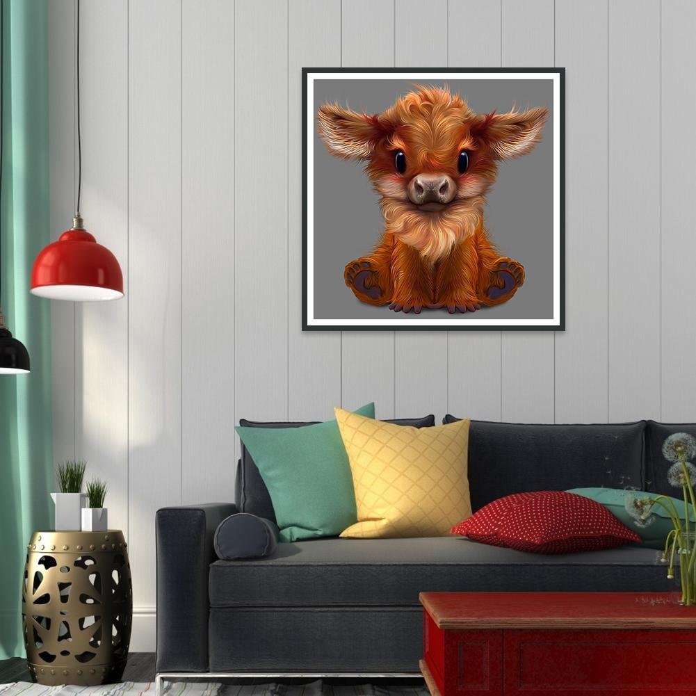 Diamond Painting - Full Round - Cute Animal B
