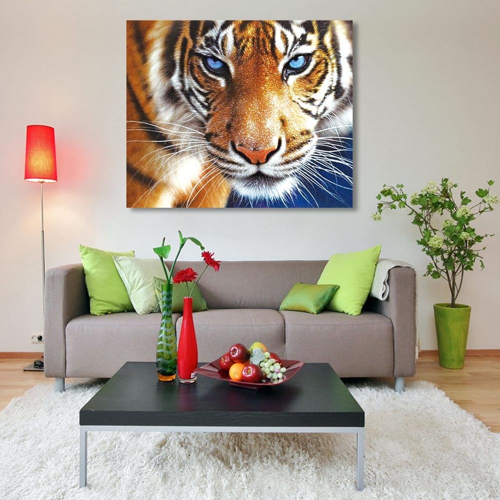 5D Diy Diamond Painting - Full Round - Tiger